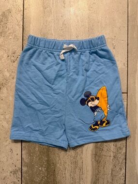 Disney Blue Kids Mickey Surfboard Shorts